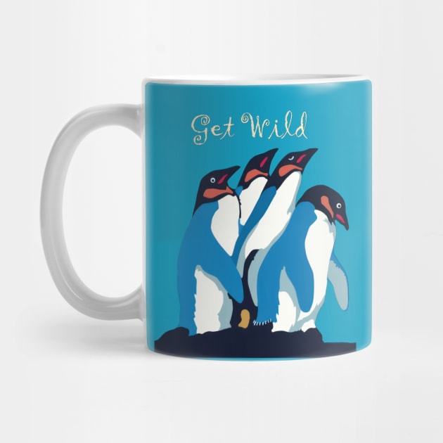 Penguins: Get Wild by TooplesArt